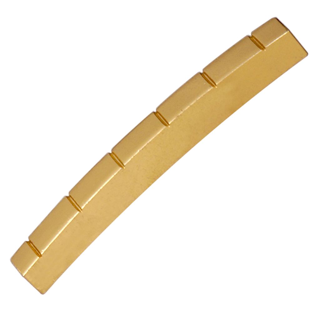 6 String 43mm Brass Slotted Nut For Electric Guitar Spare Parts Repair