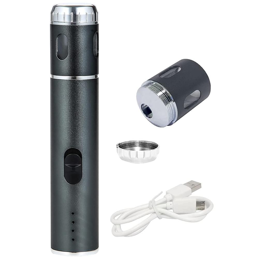 Electric Portable  USB Rechargeable Spice Multipurpose for Fluffy Product and the Kitchen Grinding Grey