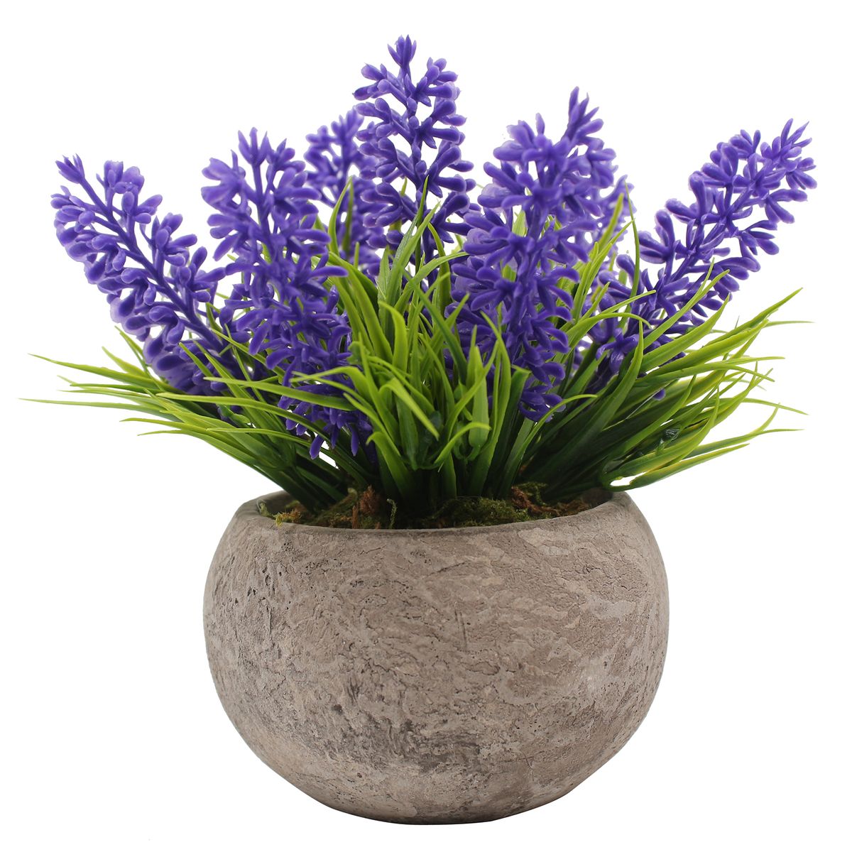 Mini Artificial Potted Plants Faux Green Grass Pot