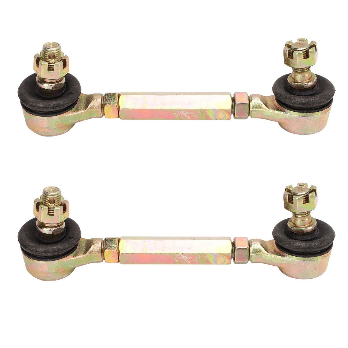 Tie Rod End Set Steel Alloy Sway Bar Ball Joint Stable Performance Practical Long Service Life Wear Resistant for Quad
