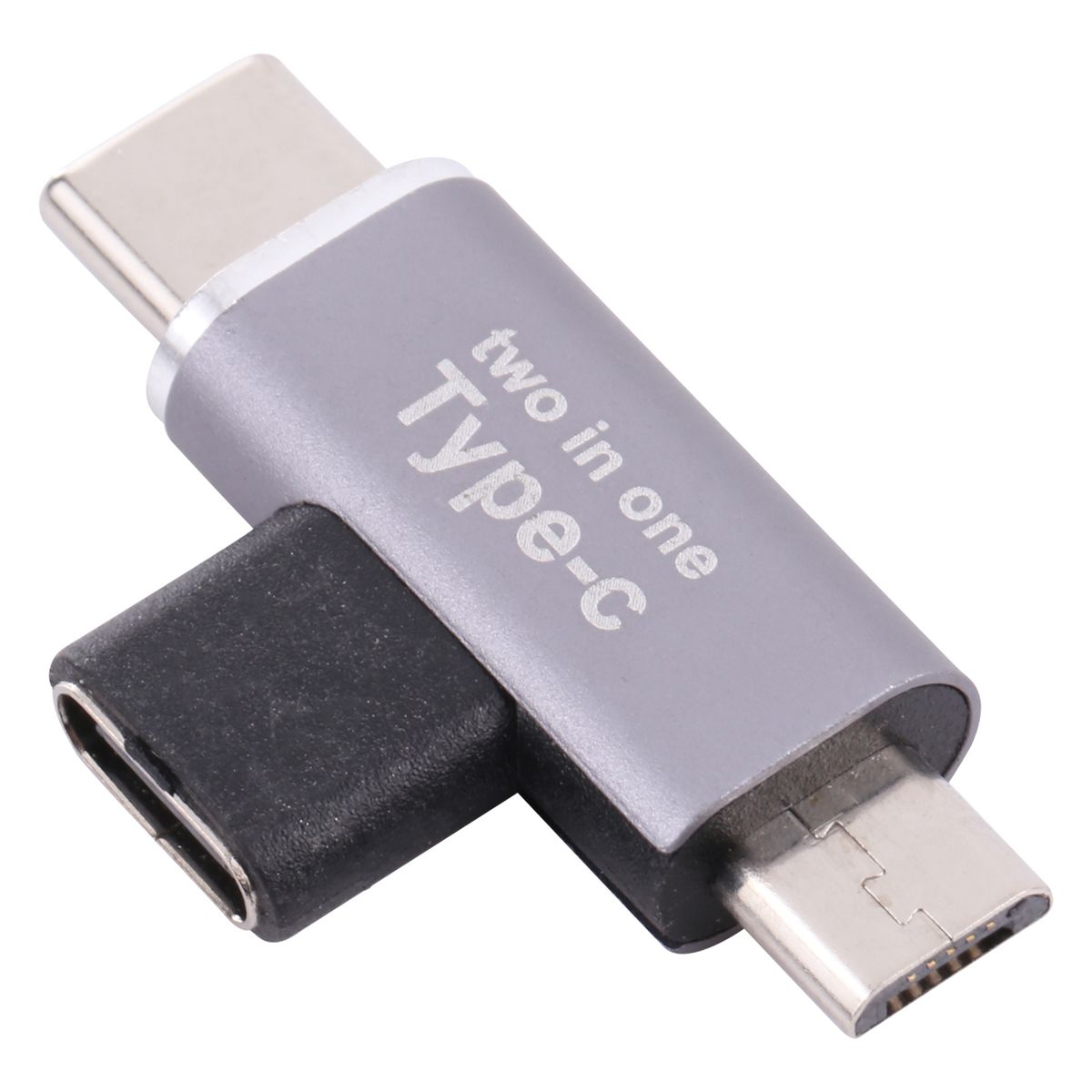 Type-C Female To Type-C Male + Micro USB Male Converter