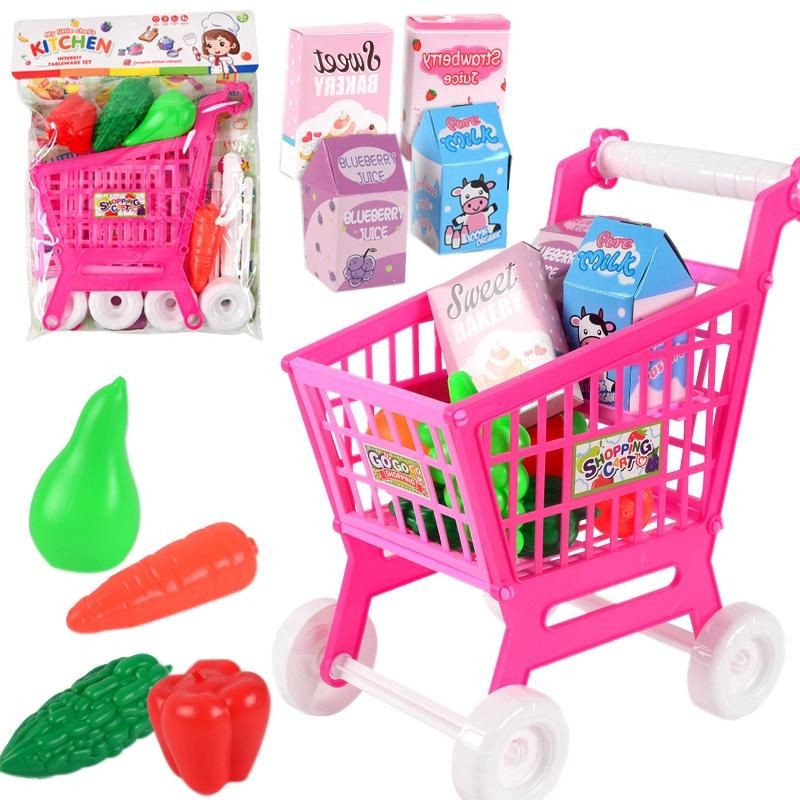 Children's Shopping Cart Toys Educational 21PCS Role Play
