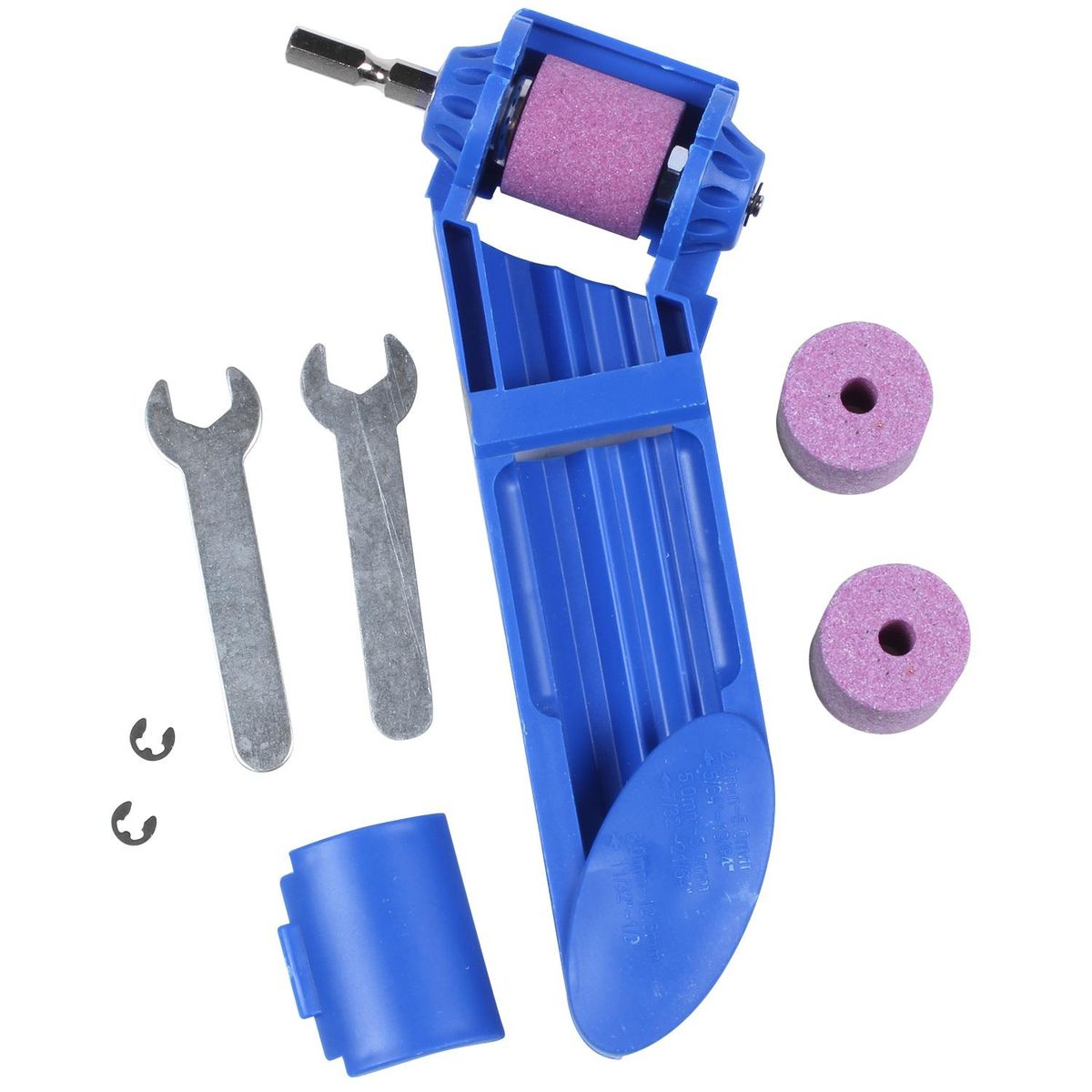 Drill Sharpener 2-12.5mm Portable Corundum Grinding Wheel(Bl