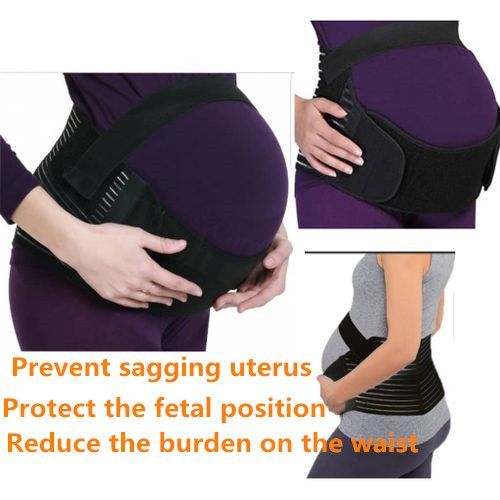 Black Pregnancy Support Belly,waist,back,Maternity Belt
