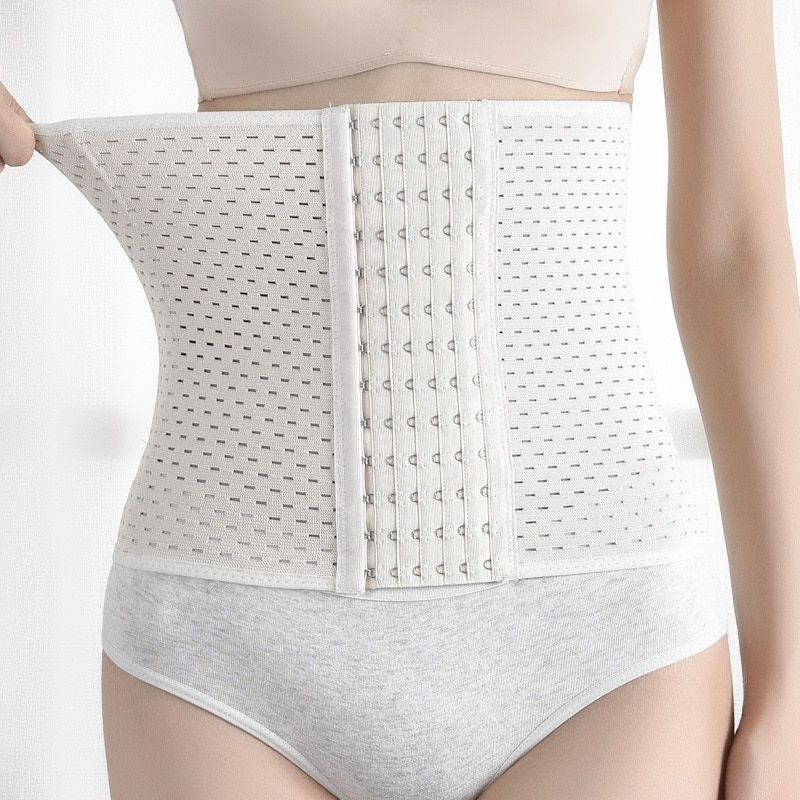 Women Waist Trainer Body Shaper Tummy Tight Girdle Postpartum Belly Slimming Belt Slimming Underwear Waist Cinchers Shaperwear