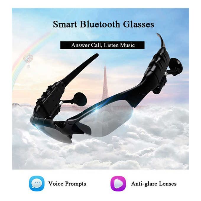 X8 Bluetooth 5.20 EarPhone FBI Fashion Sunglasses HeadPhone Smart Glass Headset Sport For Cycling