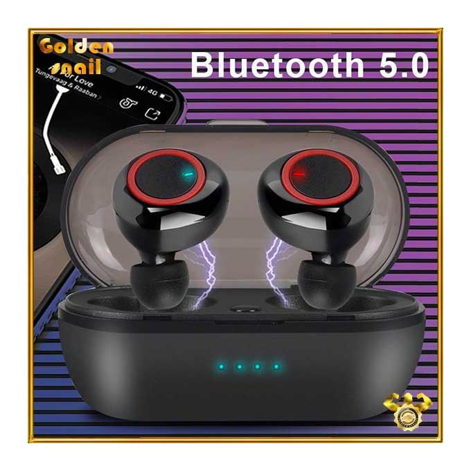 Fingerprint Touch Bluetooth 5.0 Earphones Wireless 9D Stereo Professional Headset