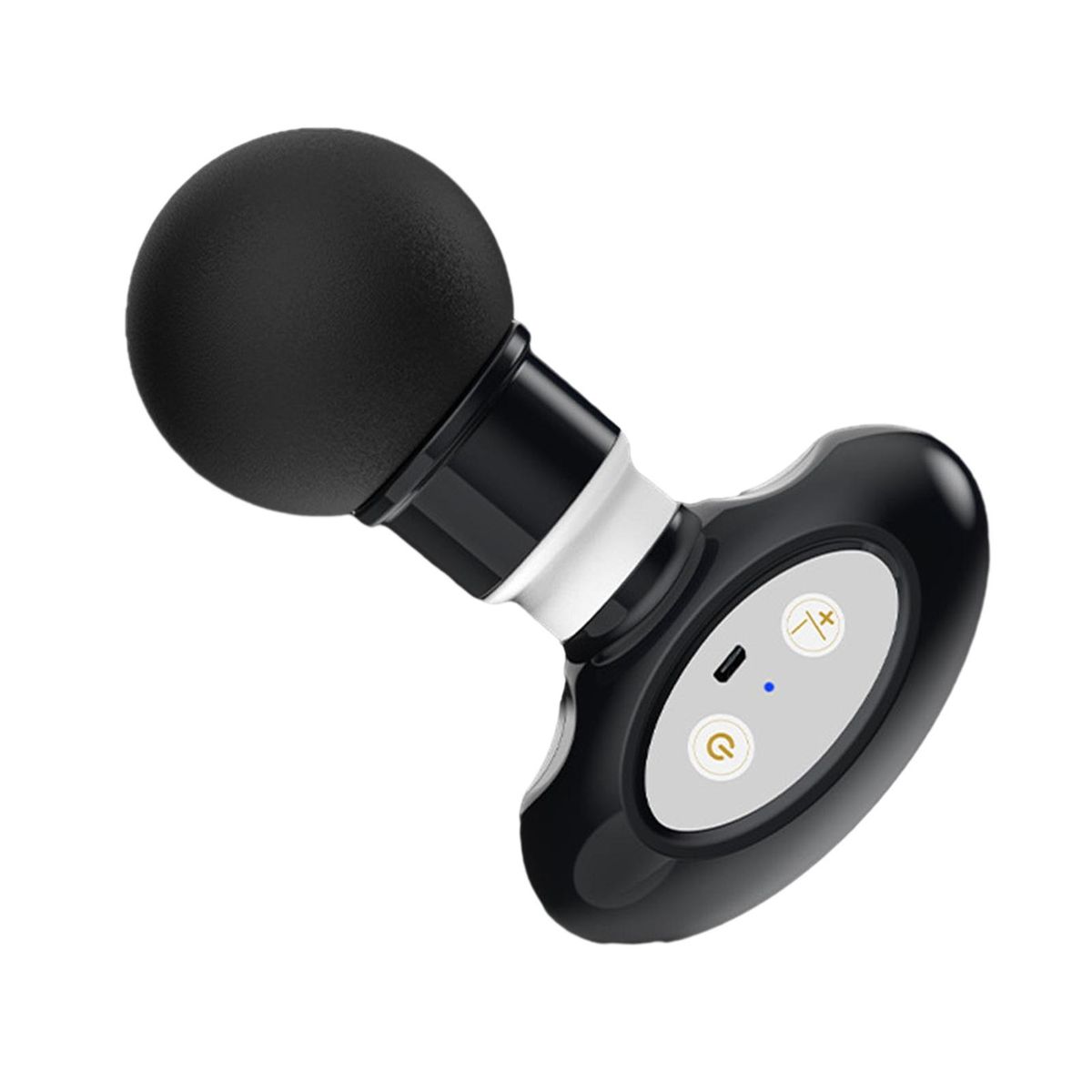 Mini Muscle Massager Wireless Handheld Mini Massager for Tissue Muscle Black