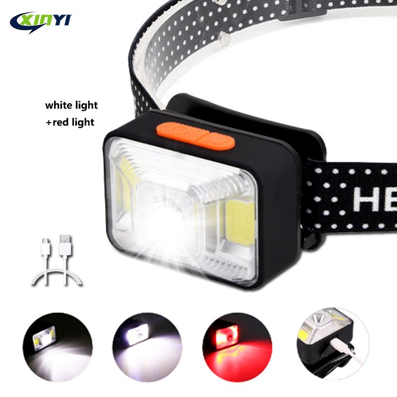 10000Lm Powerfull Headlamp USB Charging Strong LED Outdoor