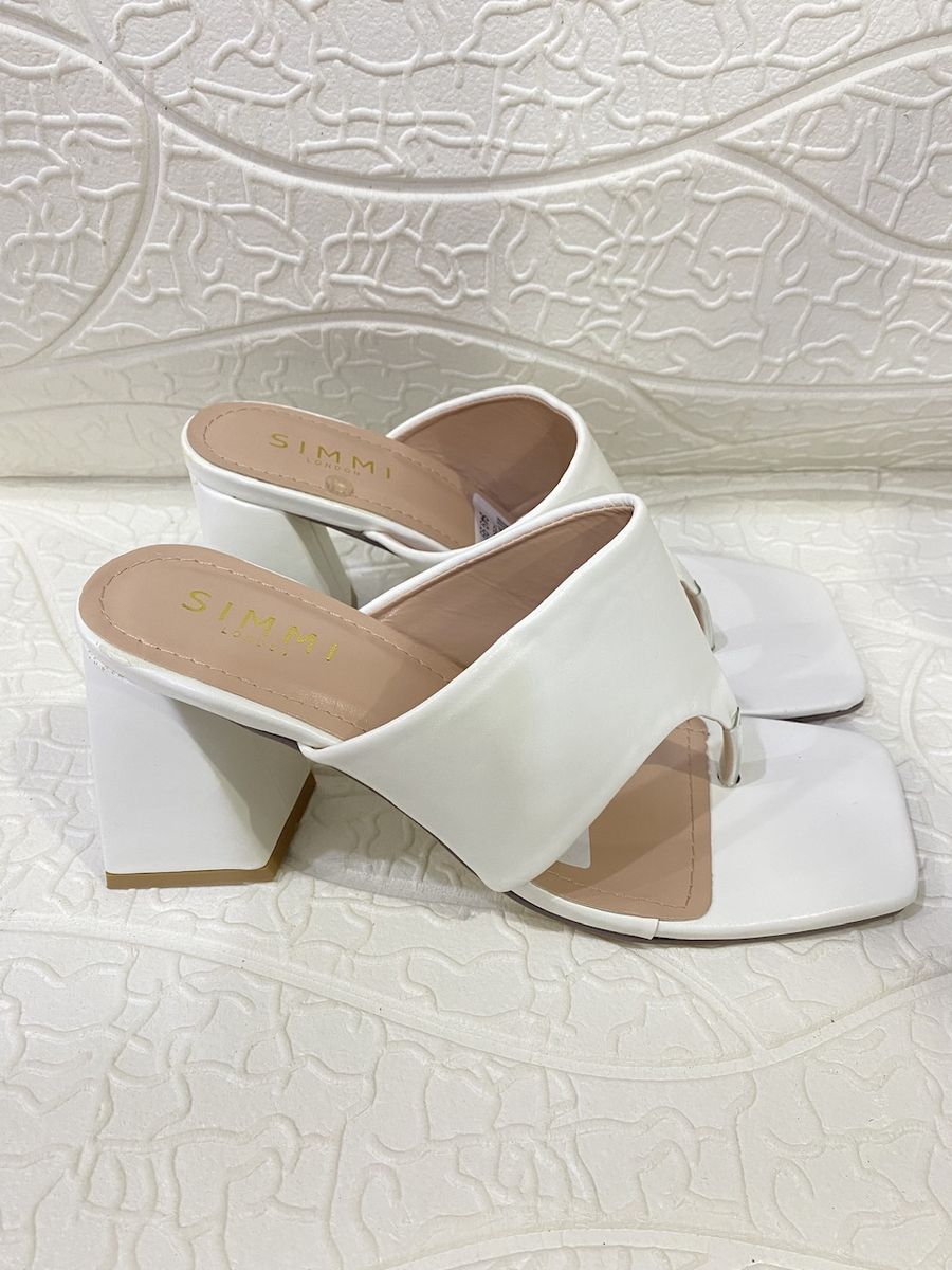 Women's Chunky Slipper Block Heels
