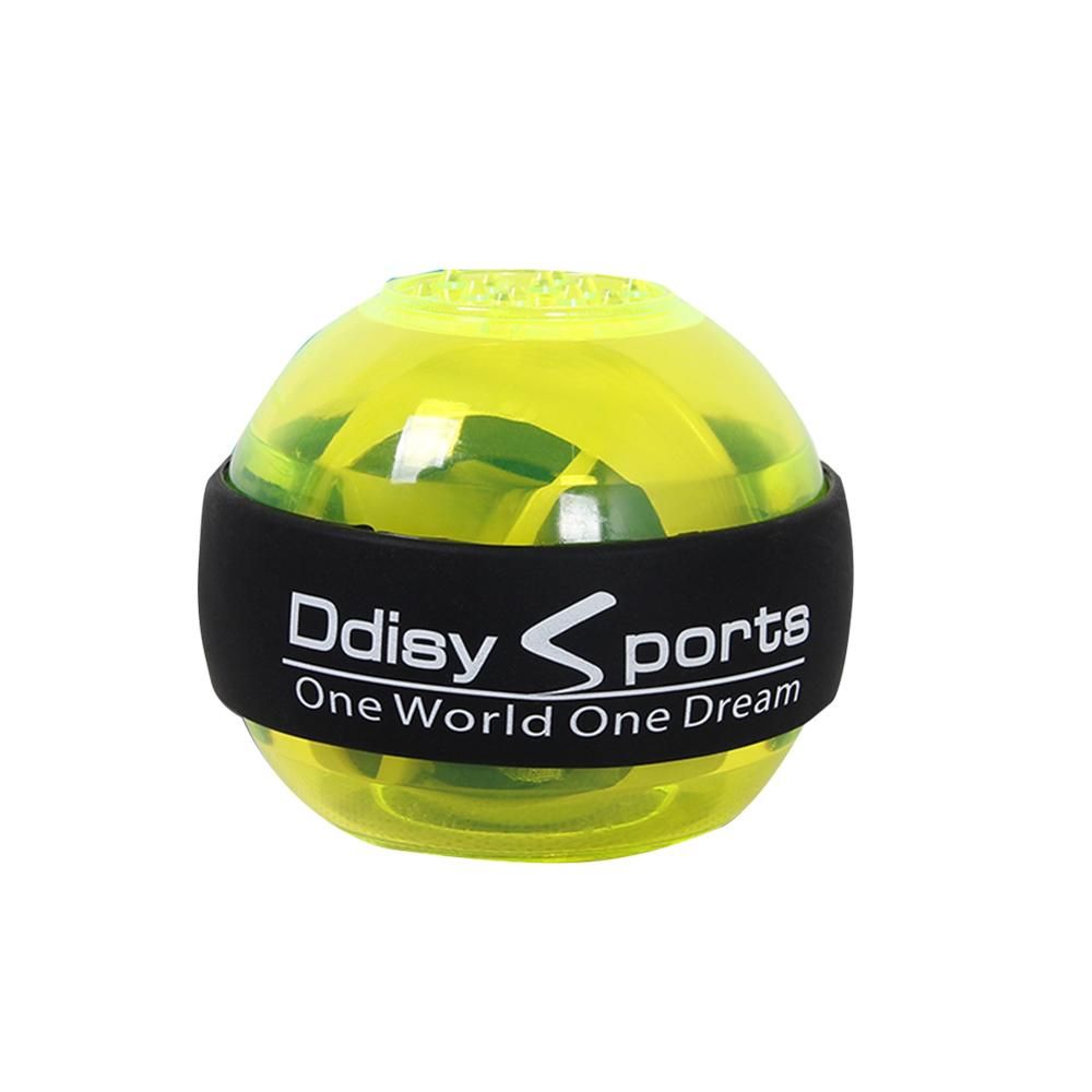 LED Wrist Ball Exercise Machine, Gyroscope, Amplifier, Gyroscope, Powerful Ball,-green