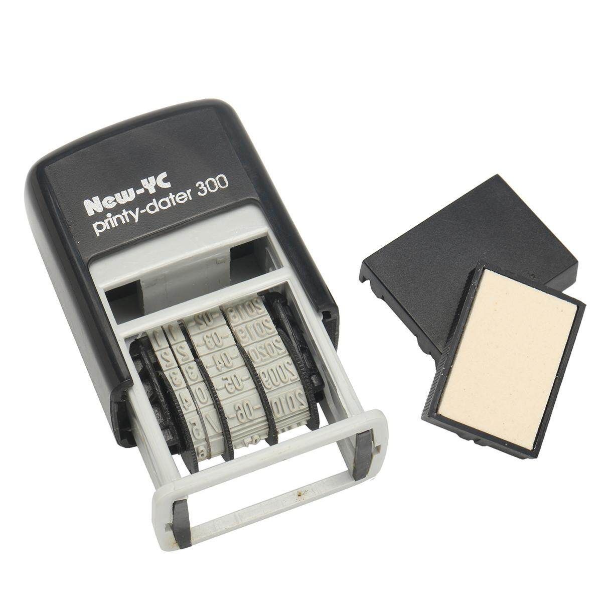 Small Date Stamp Self-Inking Rubber Stamp Stationery Office Business Supplies 300 Ink Back Date Printing