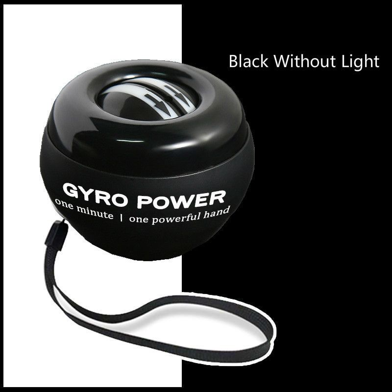 Self-starting Powerball Wrist Power Hand Ball Muscle Relaxnning Wrist Trainer-Black Without Light