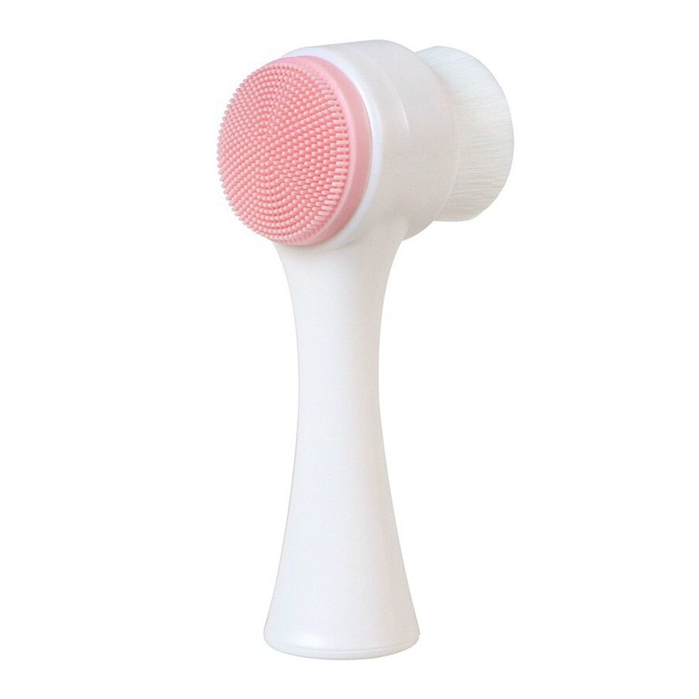 New Face Cleansing Brush Blackhead Removal Product Pore Cleaner Exfoliator Face Scrub Brush Double-Sided Facial Cleanser 1pcs ACU