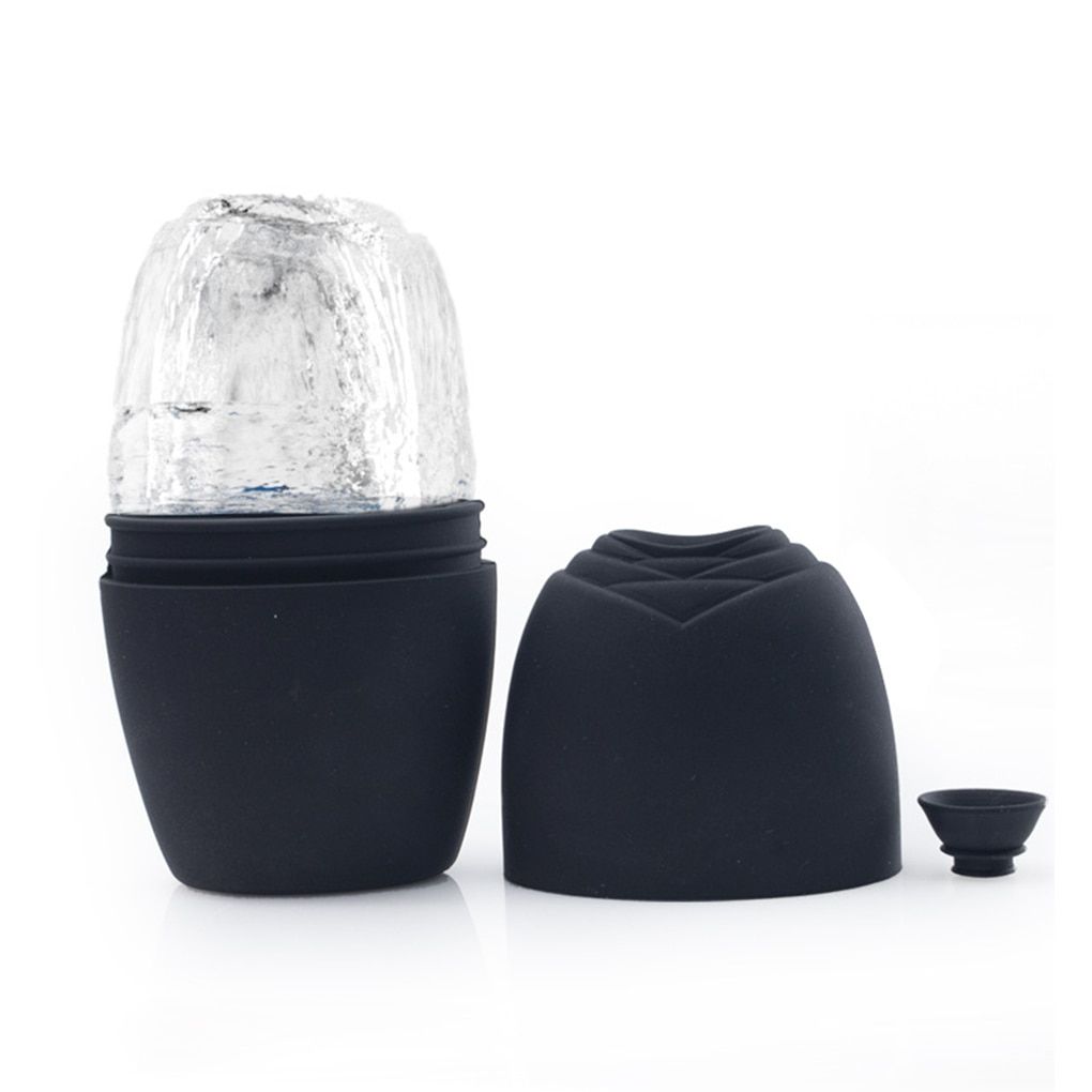 1pc Skin Care Beauty Lifting Contouring Tool Silicone Ice Cube Trays Ice Globe Ice Balls Face Massager Facial Roller Reduce Acne ACU