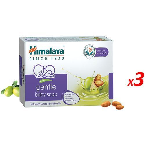 Economical 3 Pack Gentle Baby Soap-75g