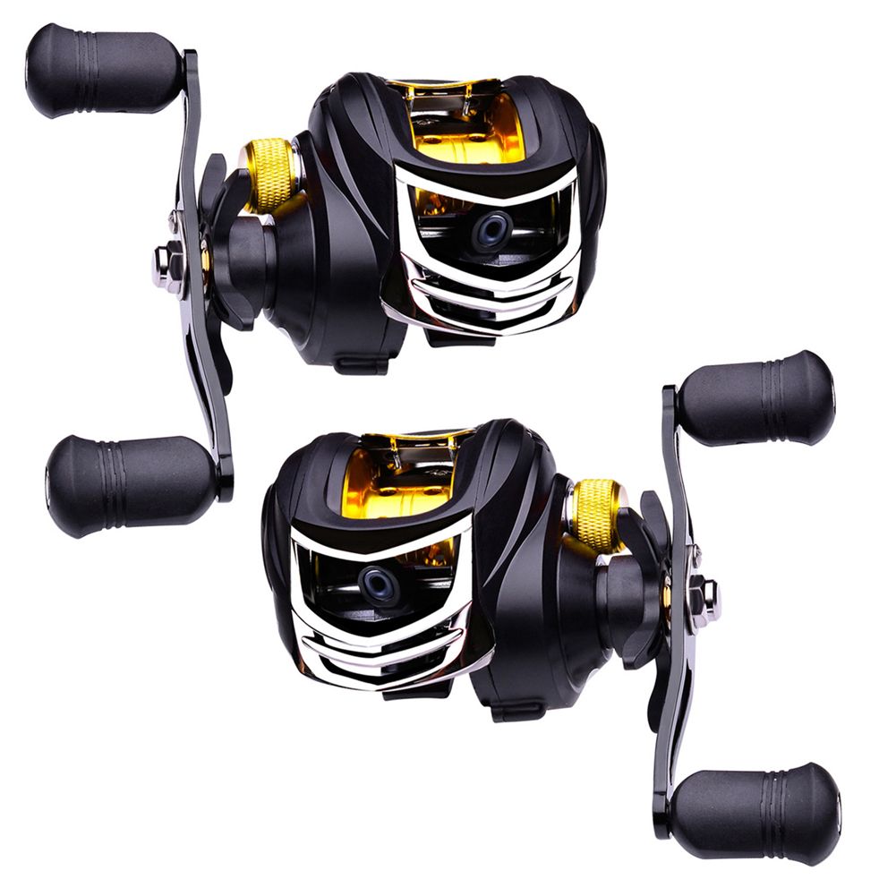 Bait Casting Fishing Reel 7.2:1 Line Spool Long Ca