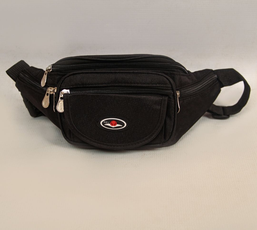 Waist Bag For Unisex Running Waist Pocket Black