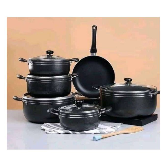 Tornado High Quality Non Stick Cooking Pot With Fry Pan