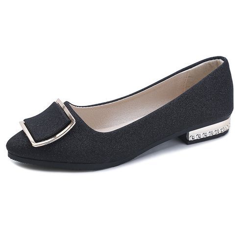 Women's Leather Shoes Are Soft And Fashionable Low-heeled Shoes