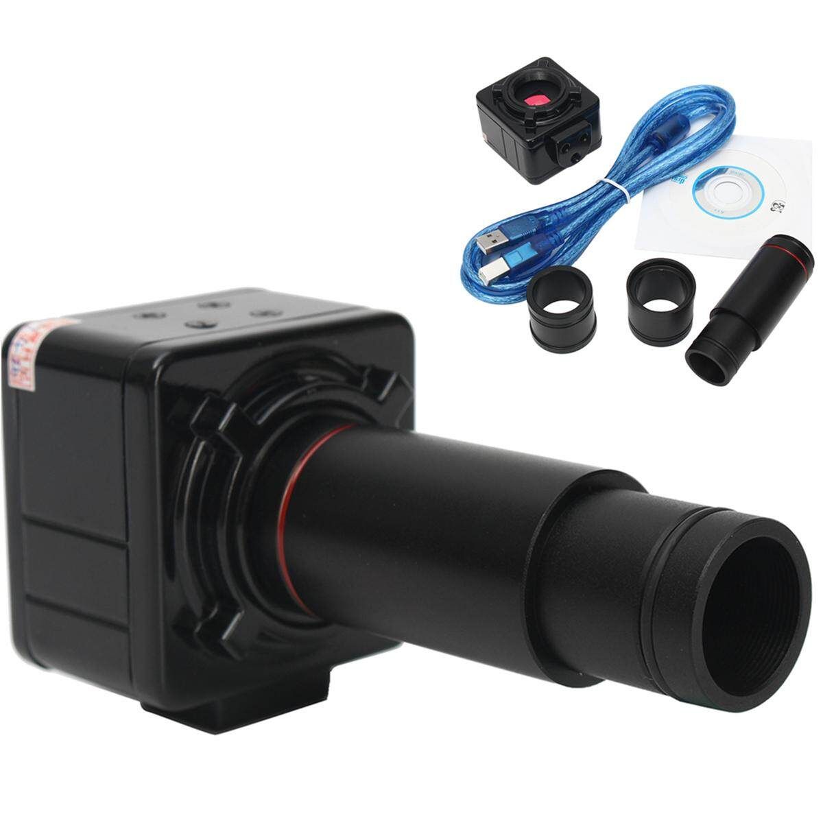 5MP USB -Mount Digital Microscope Camera 0.5X Eyepiece Lens Adapter Set 23 30mm