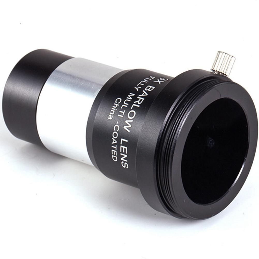 1.25 Inch 3X Barlow Lens Fully Multi-Coated Metal Body with
