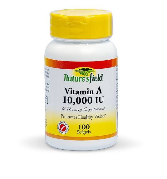 Vitamin A (10,000IU) _100 Softgels