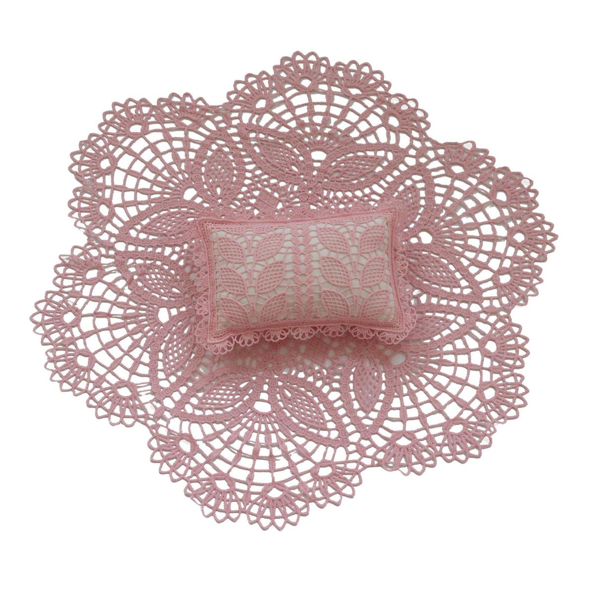 Baby Photoshoot Props Mat Pillow Photoshoot Mat For Infant Shoot Pink