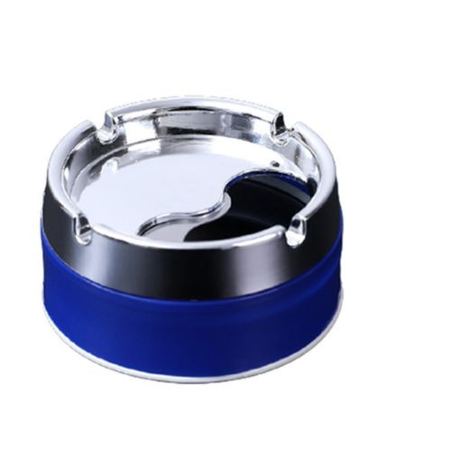 Durable Protable AshTray Stainless Steel High Temperature Resistant Ashtrays Tobacco Bowl Desktop Ash Holder Home Desk Accessori