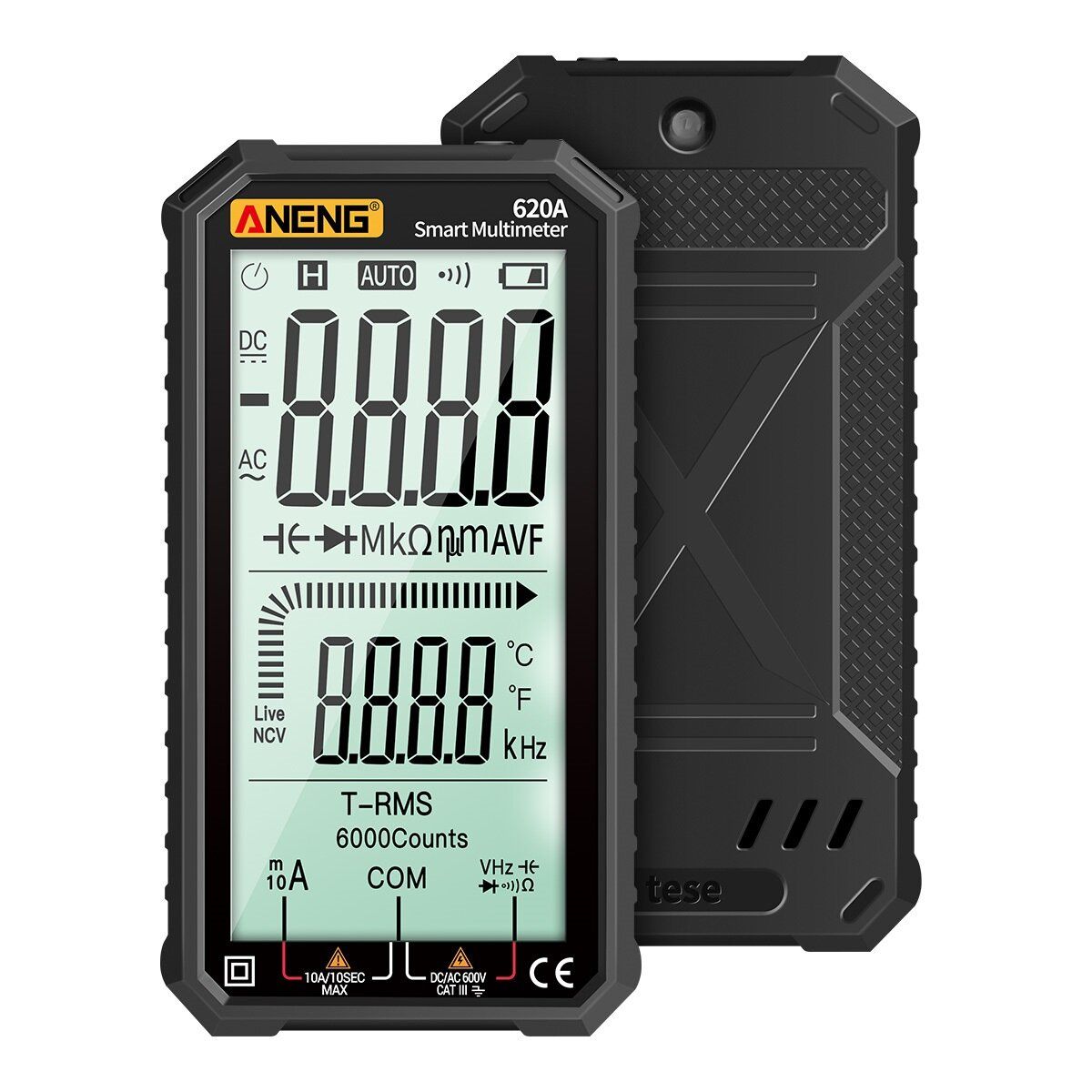 ANENG 620A 4.7-inch Large LCD Screen Automatic + Manual
