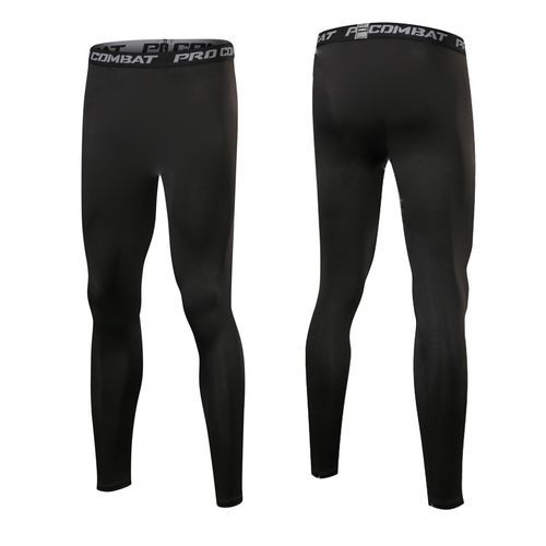 Pants Men Bicycle Sport Leggings Riding Breathable High Elastic Speed Dry Compression Tights Black