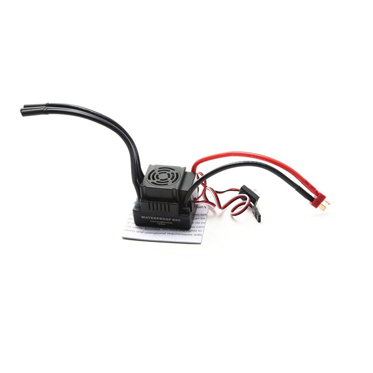120A Brushless ESC Electronic Speed Controller T Plug 5.8V 3A BEC for 1/8 RC Car