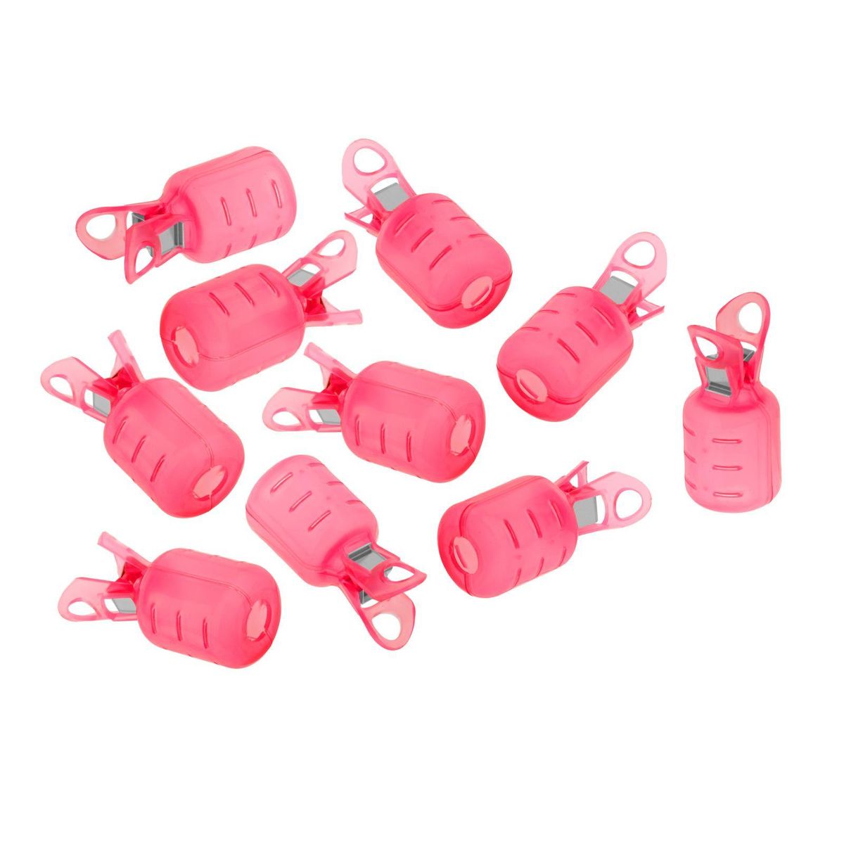 10Pcs Squid Jig Protector PVC Hook Cover Clip   Red L