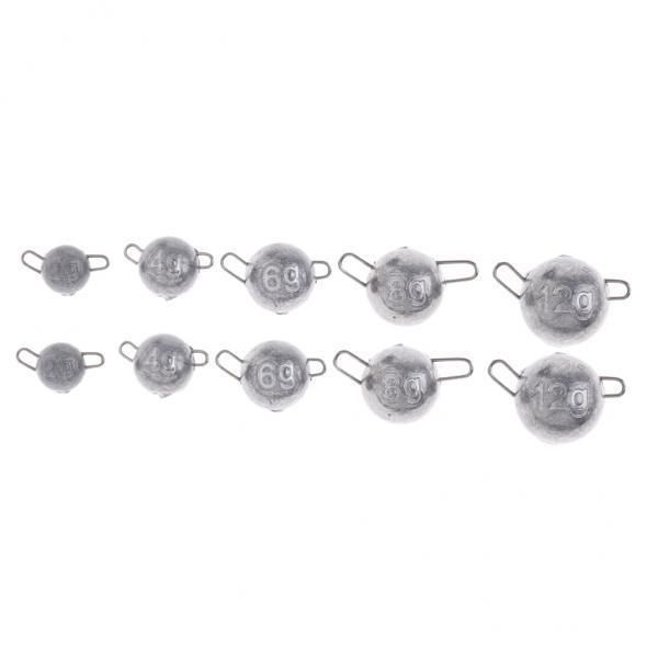 3x 10pcs Fishing Lead Sinker Weight Fishing Line Weight