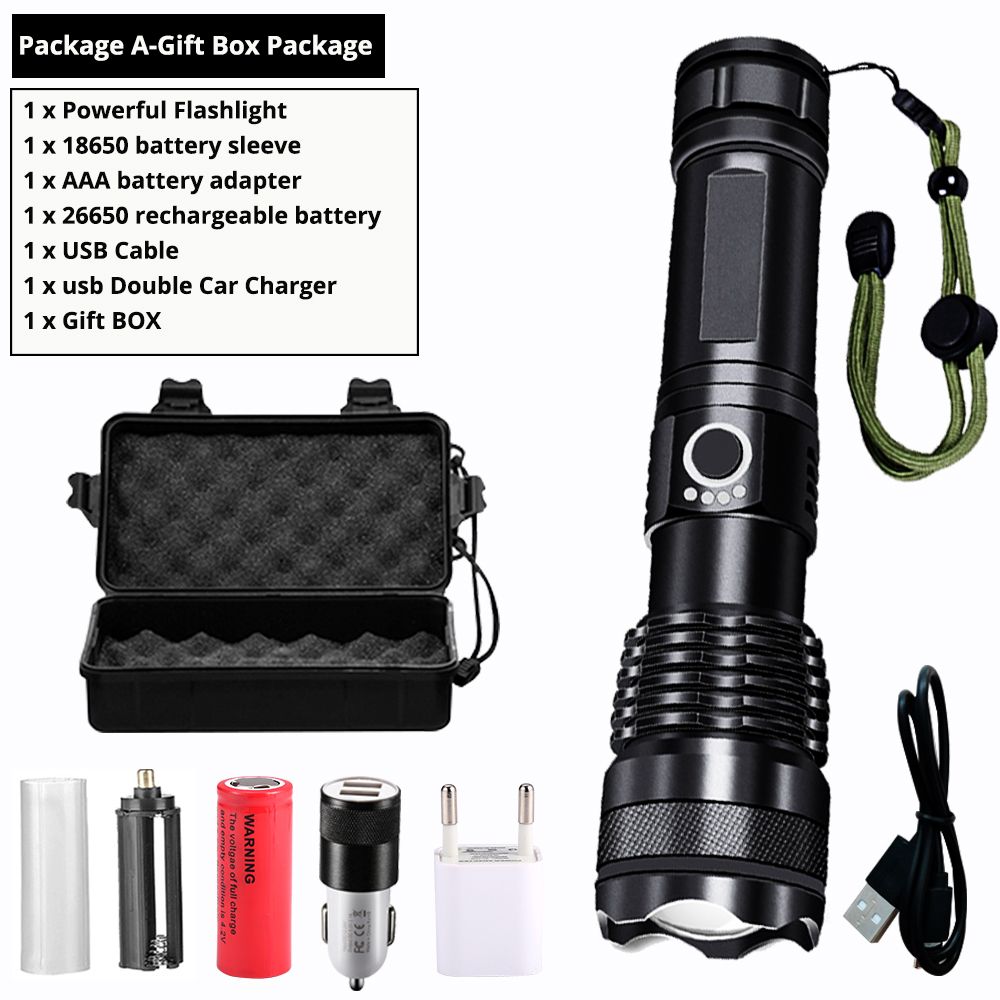 LED Flashlight Usb  Best Camping