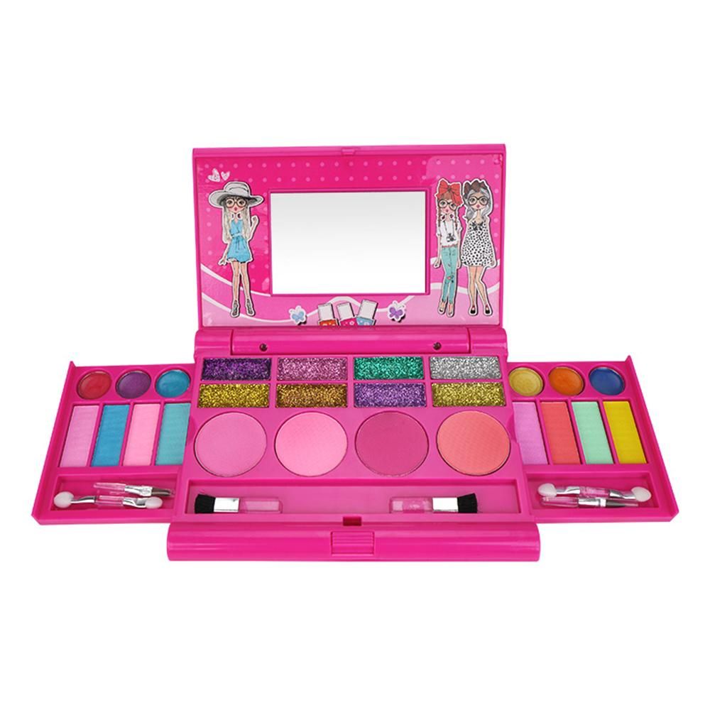 Girls Makeup Kit for Kids Washable Fashion Makeup Set Girls Play Cosmetics Set
