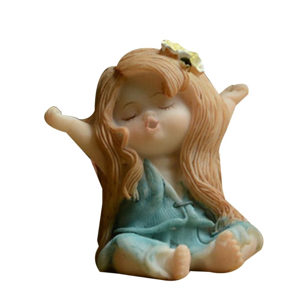 Cute Baby Figurine Fairy Garden Decor Angel Girl