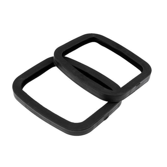 2 Pieces/ Set 17 X 14.2 Cm Strong Black Rubber Roller Road Drift