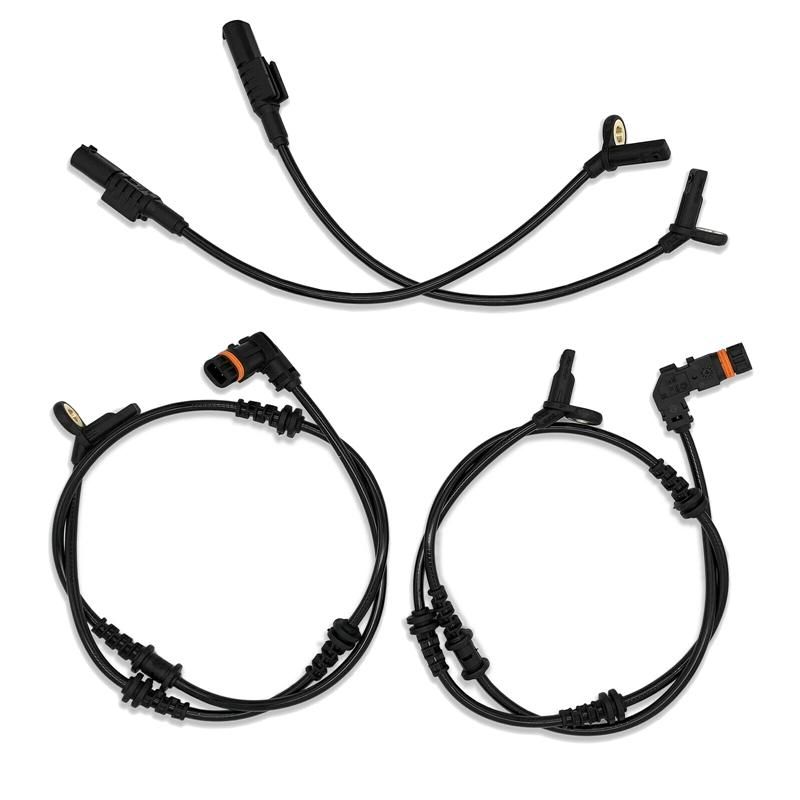 SET(4Pcs) Front Rear ABS Wheel Speed Sensor for Mercedes-Benz W164 ML350 ML320 GL350 GL450 R350 1645400717 1645400917