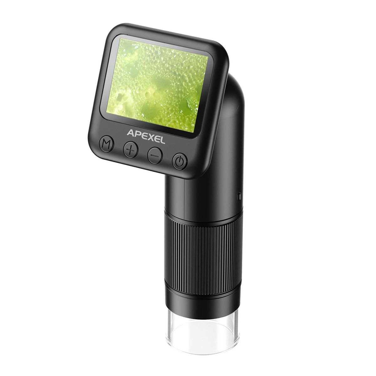 APEXEL APL-MS008 Handheld Digital Microscope 12X-24X Magnification Portable Microscope for Kids 2.0 Inch LCD Screen 2MP Photo 720P Video Built-in Battery with LED Lights Electronic Magnifier Camera
