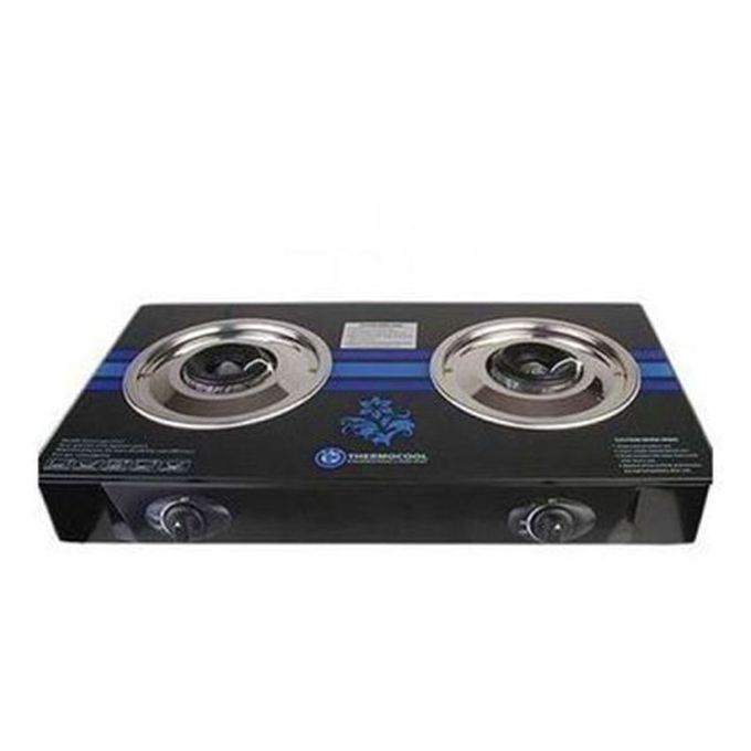 2 Burner Tempered Glass TableTop Gas CookerTop
