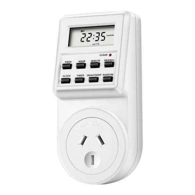 2 In 1 Kitchen Switch Socket High Quality Convenient Adator And Clock Calculator Outlet # AU Australian Regulations