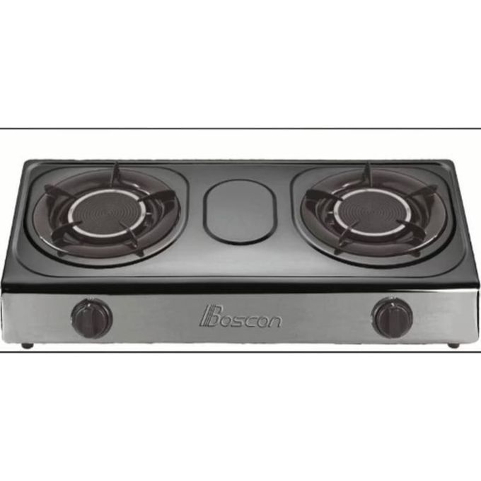 Stainless Steel 2 Gas Burner Table Top Gas Cooker
