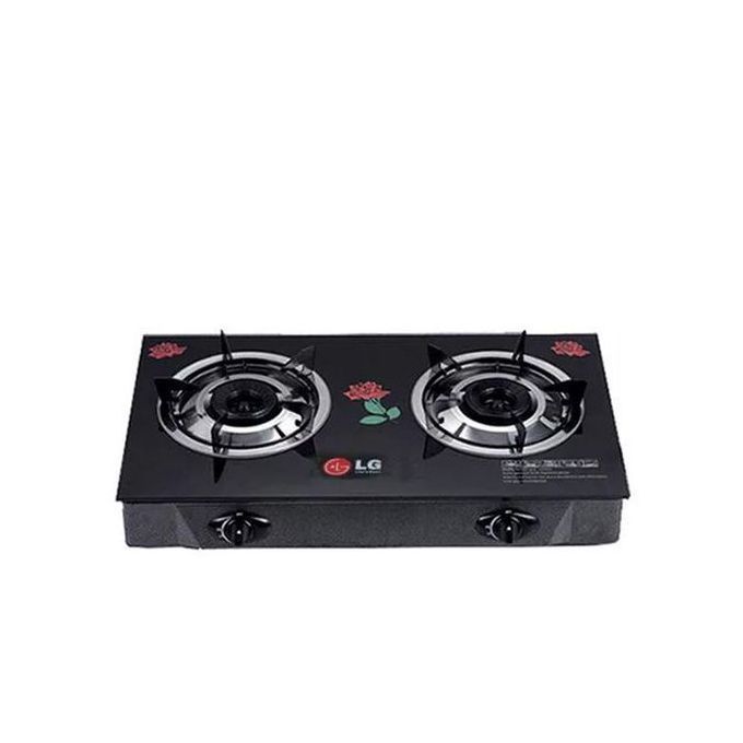 Table TOP Tempered Glass 2 Gas Burner Cooker HOBS
