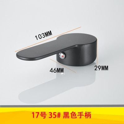 Hot Cold Faucet Switch Handle Chrome Plated Shower Basin Mixer Tap Spool Repair Parts Kitchen Bathroom Accessories 17-35 Type