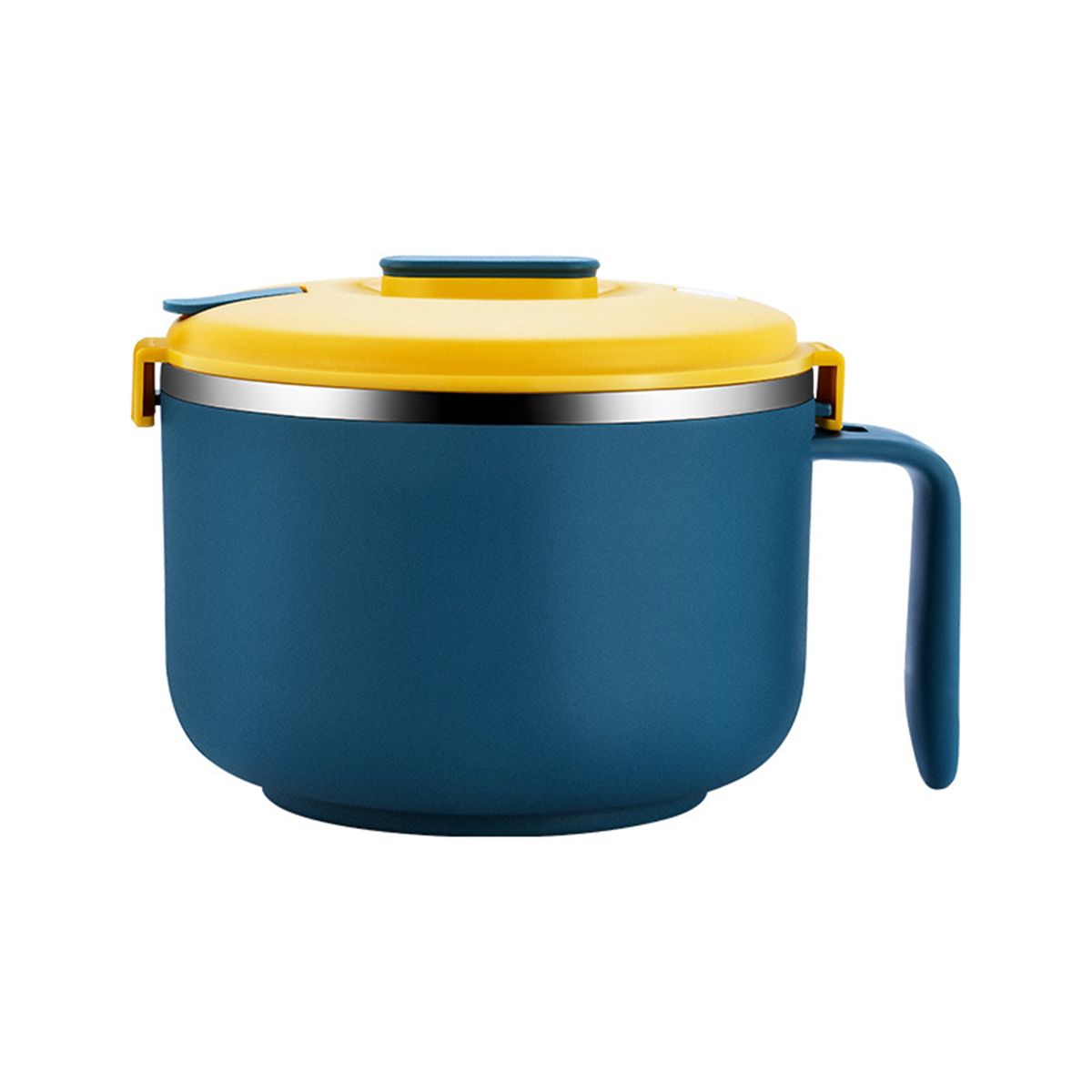 900ml/1200ml Noodle Bowl Easy To Storage Large Capacity-Blue