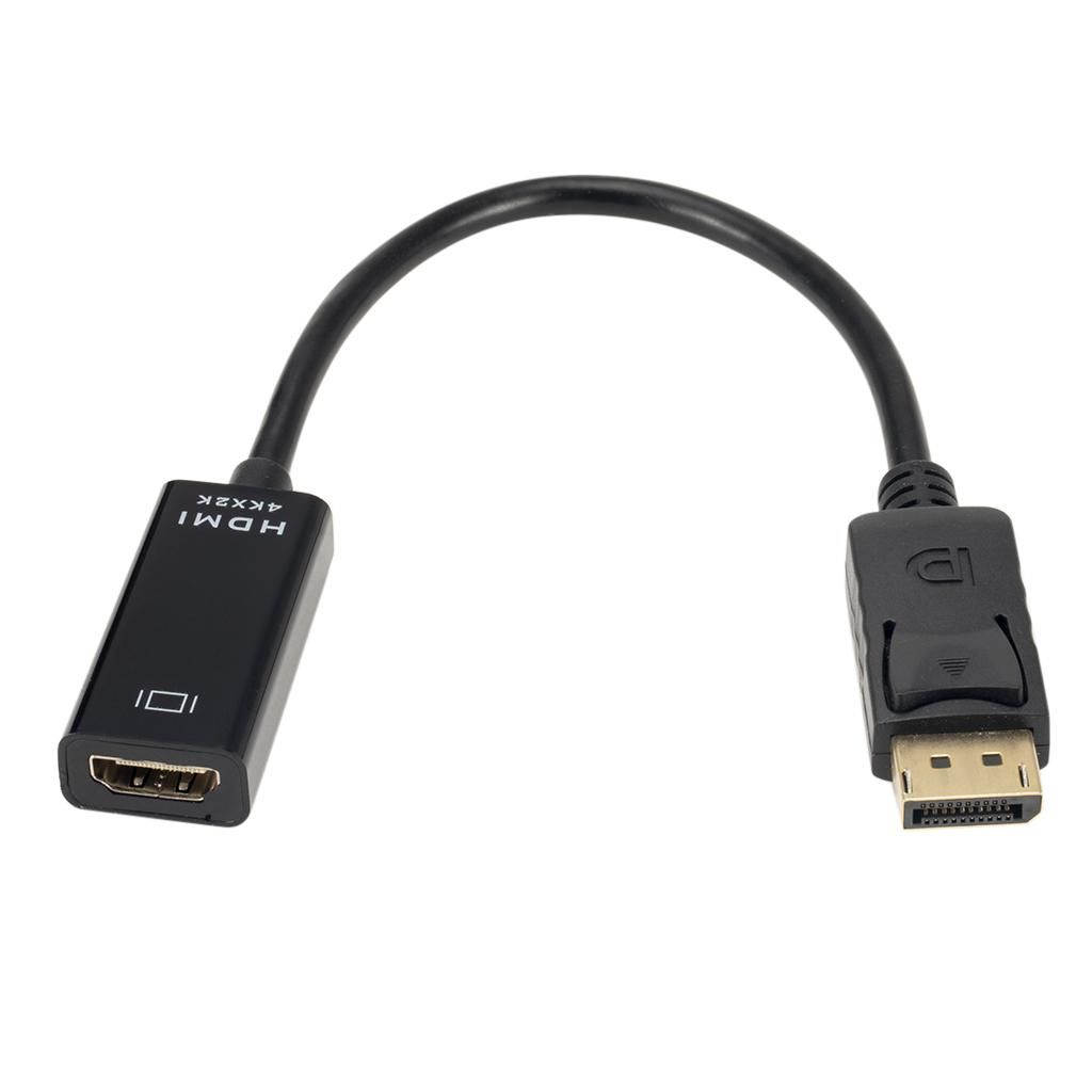 22cm Mini DP Male To HDMI Female Active Adapter   HD 4K 2K