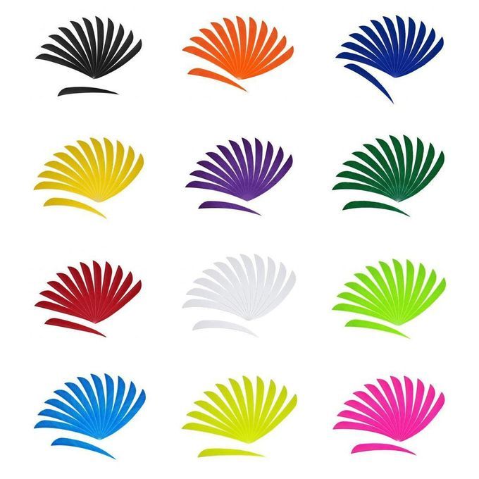 144 Pcs 4 Inch Archery Hunting Arrow Feather Fletching Left Wing