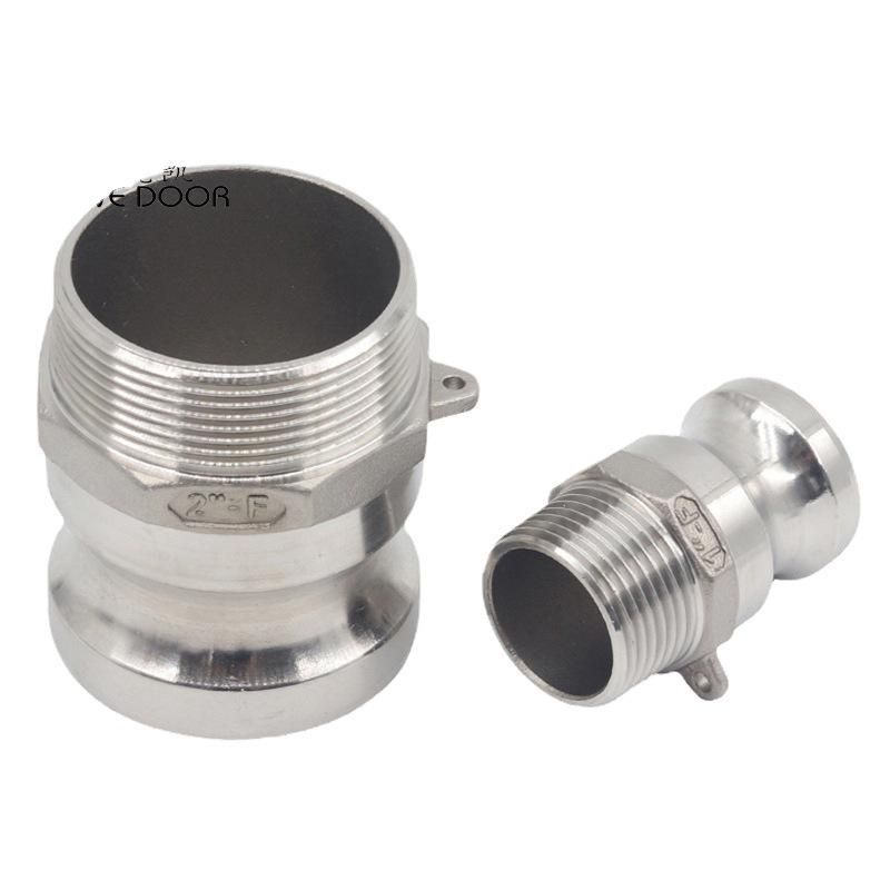 304/316 Stainless Steel Quick Connector Oil Accessories Outer Teeth Male End F-Type Quick Installation F-Type Connector