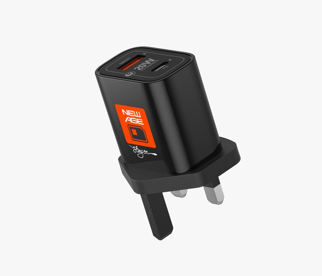 20W PD USB-C & USB-A Output Super Fast Phone Charger